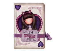 Santoro London Set Di 4 Quaderni Gorjuss™ Cheshire Cat