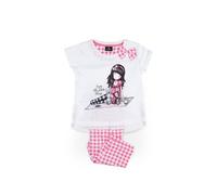 SANTORO Pigiama Bimba Manica Lunga, 100% Cotone, 4-14 Anni, in Bauletto in Latta-Nuova Collezione (8A IT Bambina)