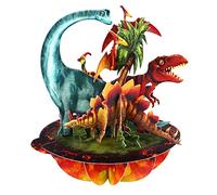 SANTORO Pirouette, Biglietto D'Auguri Pop-Up 3D - Dinosauri Giurassici - Per Ragazzi, Ragazze, Nipoti, Bambini, Famiglia | Biglietto D'Auguri Con Dinosauro Per Figlio E Figlia