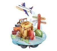 SANTORO Pirouette, Biglietto D'Auguri Pop-Up 3D - Viaggio - Regalo Per Lei, Lui, Figlia, Figlio, Grazie, Destinazione, Vacanza | Biglietto Di Viaggio Di Buon Compleanno Per Uomini E Donne