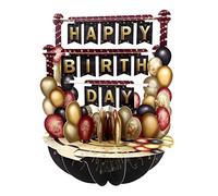 SANTORO Pirouette, Biglietto Di Auguri Pop-Up 3D - Palloncini Di Compleanno - Regalo Per Uomini, Donne, Bambini, Moglie, Mamma, Figlia, Amici | Biglietto D'Auguri Con Palloncino