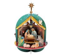 SANTORO Pop and Build Calendario dell'Avvento con conto alla rovescia per il presepe di Natale, pop-up 3D, 25 pezzi diversi per ogni giorno, regalo per bambini e adulti