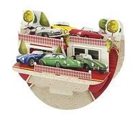 SANTORO Popnrock, biglietto di auguri pop-up 3D, motivo: auto classiche, regalo per lui, papà, figlio, nonno, festa del papà, biglietto di compleanno da uomo