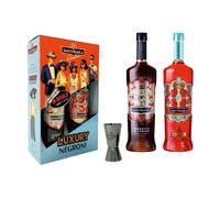 Sant'Orsola Aperitime Luxury Negroni 2 bottiglie da 1 ℓ, Confezione con accessori