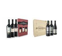 Sant'Orsola Confezione Regalo Barolo DOCG + Chianti DOCG + Montepulciano DOC d'Abruzzo - 3x750 ml & Lo Zoccolaio Cassetta Legno - Vino Rosso - Barbera D'Alba+Langhe Rosso+Barolo 3 Bottiglie x 750ml