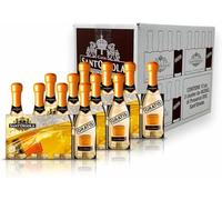 Sant'Orsola - Mini Bottiglie Prosecco D.O.C. Millesimato Extra Dry, 11%, da Uva Glera, Gusto Fresco con Note Fruttate, 9x200 ml+3