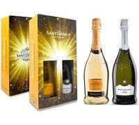 Sant'Orsola - Set Prosecco D.O.C. Millesimato Extra Dry, e Asti D.O.C.G., da Uve Glera e Moscato, Gusto Fresco con Note Fruttate, 2x750 ml