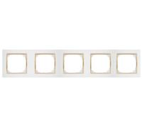 SANTRA cornice quintupla IP20 bianco/oro 4175-27