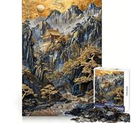 Santuario della Montagna Radiosa, puzzle da 1000 pezzi per adulti, gioco di puzzle per esercitare la mente, gioco per rafforzare i legami familiari, taglio di precisione, regalo creativo (38x26cm)