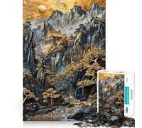 Santuario della Montagna Radiosa, puzzle da 1000 pezzi per adulti, gioco di puzzle per esercitare la mente, gioco per rafforzare i legami familiari, taglio di precisione, regalo creativo (38x26cm)