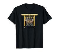Santuario Mikane Jinja di Kyoto disegno a mano, Giappone Maglietta