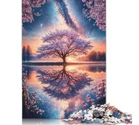 Santuario Sakura Stellato 1500 Puzzle per Adulti Gioco Educativo Puzzle Giochi per Adulti per Ragazzi o Ragazze 1500 pezzi (85x57 cm)