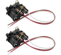 SANTUO 2 adattatori di cablaggio H7 per fari anabbaglianti, compatibili con Ford Focus 2 MK2, cavo di 20 cm di lunghezza per un collegamento sicuro [nero]