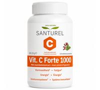 Santurel Vitamina C 1000 mg con Estratto di Rosa Canina - Formula per