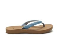 Sanuk Cosmic Shores - Infradito da donna resistenti all'acqua, plantare in EVA con supporto per arco plantare, sandali da spiaggia da donna, Blu denim , 40 EU