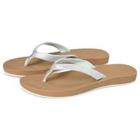 Sanuk Infradito da donna Cosmic Shores iridescente, Argento, 41 EU