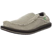 Sanuk Mocassini Chiba Originali da Uomo, Scarpe da Uomo, Taglie Grandi e Alte Disponibili, Plantare in Schiuma Confortevole, Marrone Chiaro, 39 EU