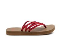 Sanuk Yoga Sandy II Sparkle | Infradito da donna | Sandali da yoga da donna | Sandali da spiaggia da donna | Plantare in memory foam, Rosso ciliegia, 42 EU