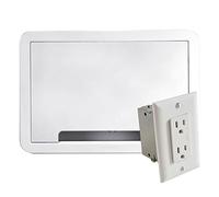 SANUS Scatola da parete per TV da 9" con kit di alimentazione, ideale per televisori a parete