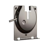 Sanus Supporto da parete per amplificatore Sonos - Design sottile nero con serratura per la sicurezza - Staffa a basso profilo per montaggio in qualsiasi orientamento - Gestione dei cavi integrata e
