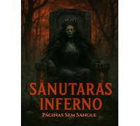 Sanutara´s Inferno Páginas Sem Sangue: Uma obra de Sanutaras Book of Shadows - livro de colorir de terror para adultos, sombrio, assustador e muito detalhado