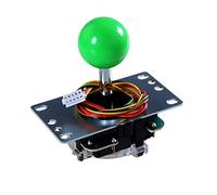 SANWA JLF-TP-8YT Joystick Verde Originale - per Arcade Jamma Game 4 & 8 Way Regolabile, Compatibile con Catz Mad SF4 Tournament Joystick (Green Ball Top) S@NWA