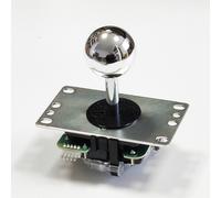 Sanwa Joystick con Pomello Palla Metallizzata - JLF-TP-8YT - 5 Colori