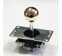 Sanwa Joystick con Pomello Palla Metallizzata - JLF-TP-8YT - 5 Colori
