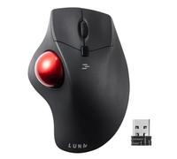 SANWA Mouse Trackball ergonomico wireless 2,4 G, mouse ottico a sfera, pulsanti silenziosi programmabili, trackball da 40 mm, DPI regolabile 600/800/1200/1600, compatibile con MacBook, laptop,