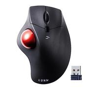 SANWA Mouse Trackball ergonomico wireless 2,4 G, mouse ottico a sfera, pulsanti silenziosi programmabili, trackball da 40 mm, DPI regolabile 600/800/1200/1600, compatibile con MacBook, laptop,