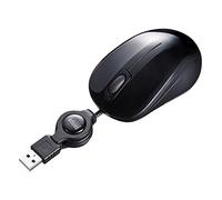 SANWA SUPPLY MA-BLMA8BK mouse USB Blue LED 1000 DPI Ambidestro