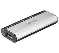 Sanwa Supply USB-HUB226GSV hub di interfaccia USB 2.0 Mini-B 480 Mbit/s Argento