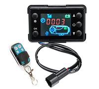 SANWAN - Interruttore LCD per riscaldamento auto, 12 V, con telecomando a 4 tasti, per auto diesel, riscaldatore di parcheggio