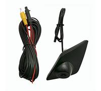 SANWAN Macchina Fotografica Anteriore, ABS Macchina Fotografica Anteriore Auto Nero 170 Gradi Ampio Angolo di Visione, Compatibile con Re-na=ult Koleos/Kadjar