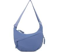 Sanxiner Borse a tracolla a mezzaluna da donna, borsa morbida in nylon, capiente, borse a tracolla di tendenza (1 blu)