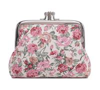 Sanxiner Grazioso portamonete con fibbia floreale vintage con chiusura a bacio.., 03, taglia unica