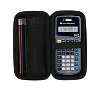 SANXIULY Custodia rigida compatibile con Texas Instruments TI-30 Plus CE/TI-30 Plus/TI-83 Plus/TI-85/TI-86/TI-89, in titanio, calcolatrice grafica per TI-Nspire CX II CAS/TI-Nspire CX II/fx-9750GII,