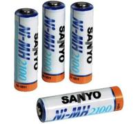 Sanyo - Batteria NiMH 4x Mignon AA 2100 mAh