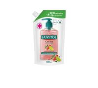Sanytol - Eco ricarica sapone per le mani da cucina, aroma pompelmo e limone, elimina i cattivi odori, protezione totale contro agenti esterni, confezione ad alta resistenza - 500 ml