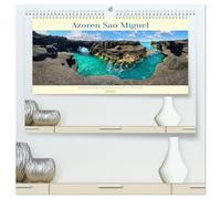 Sao Miguel Azoren - Vulkanisch geprägte Trauminsel im Atlantik (hochwertiger Premium Wandkalender 2026 DIN A2 quer), Kunstdruck in Hochglanz: Sao ... Küsten und einer vielfältige Vegetation