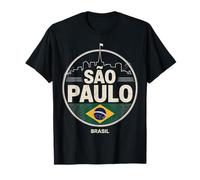São Paulo Brasil City Travel Brasil Avventura Maglietta