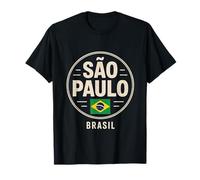 São Paulo Brasil City Travel Brasil Avventura Maglietta