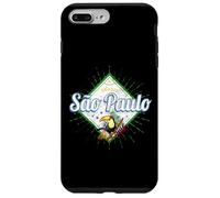 Sao Paulo in Brasile design vintage con souvenir con tucano Custodia per iPhone 7 Plus/8 Plus