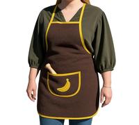 SaoTi Confezione da 1,4 o 8 grembiule di Riccio/Asciugamano, realizzati 100% in cotone, frutta ricamata, ideale per asciugare. Marca spagnola, marrone, Taglia unica