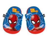 SaoTi Pantofole casa Spiderman bambini - Pantofole antiscivolo Marvel, Blu rosso, 30/31 EU