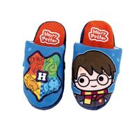 SaoTi Pantofole per casa bambino Harry Potter, morbide e calde con suola antiscivolo/comode, blu, 30/31 EU