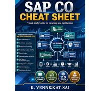 SAP CO - Cheat Sheet: Visual Study Guide for Learning and Certification | SAP S/4HANA Controlling, Cost Center Accounting, Product Costing, CO-PA, Material Ledger, SAP Fiori & Embedded Analytics