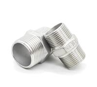 SAP Male Threaded Hex Nipple Stainless Steel SS304 Pipe Fitting for Brew Kit, Home Piping Application Connector Coupler Adapter,2 inch 273g,BSPT SS304