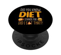 Sapevi che DIET sta per Did I Eat That? PopSockets PopGrip Adesivo