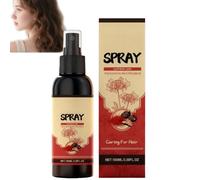 Sapfron Hair Blackening Spray With Polygonum Multiflorum & Ginger Root Extracts - Cura dei capelli a base di erbe per la nutrizione quotidiana, migliorare la secchezza e la crosta (1)